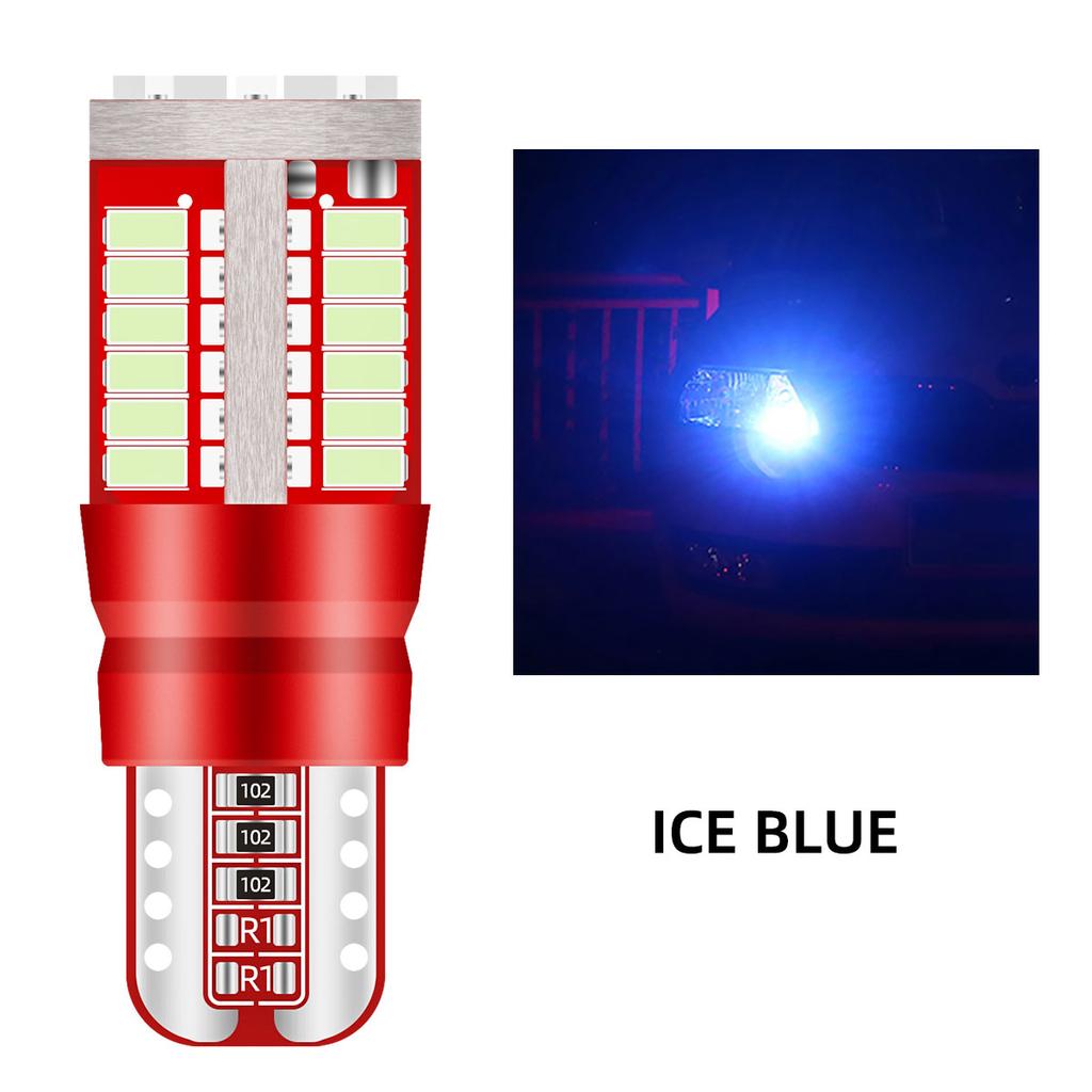 50/100PCS T10 W5W LED Bulbs 194 Car Interior Light Super Bright Day Running Light Canbus 12V License Plate Lamp 57SMD 3014