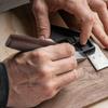1PC Marking Knife Double Bevel Striking Knife Wooden Handle for Woodworking Carving and Marking