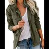 Spring Autumn Fashion Street Hipsters Loose Korean Zipper Pocket Jackets Women's Jacket