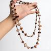 Bohemian Long Necklace Stackable Chain Choker Fashion Jewelry Accessories  Women Girls