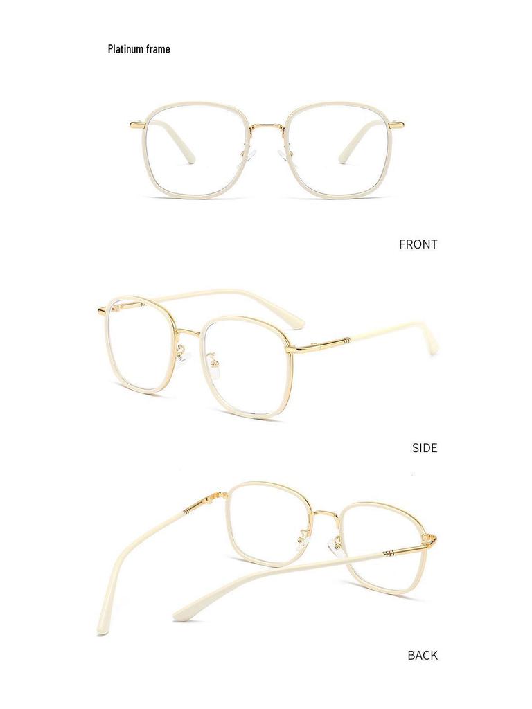 Elegant Anti-Fatigue Women's Reading Glasses - Large Frame, HD Vision, Youthful Look.