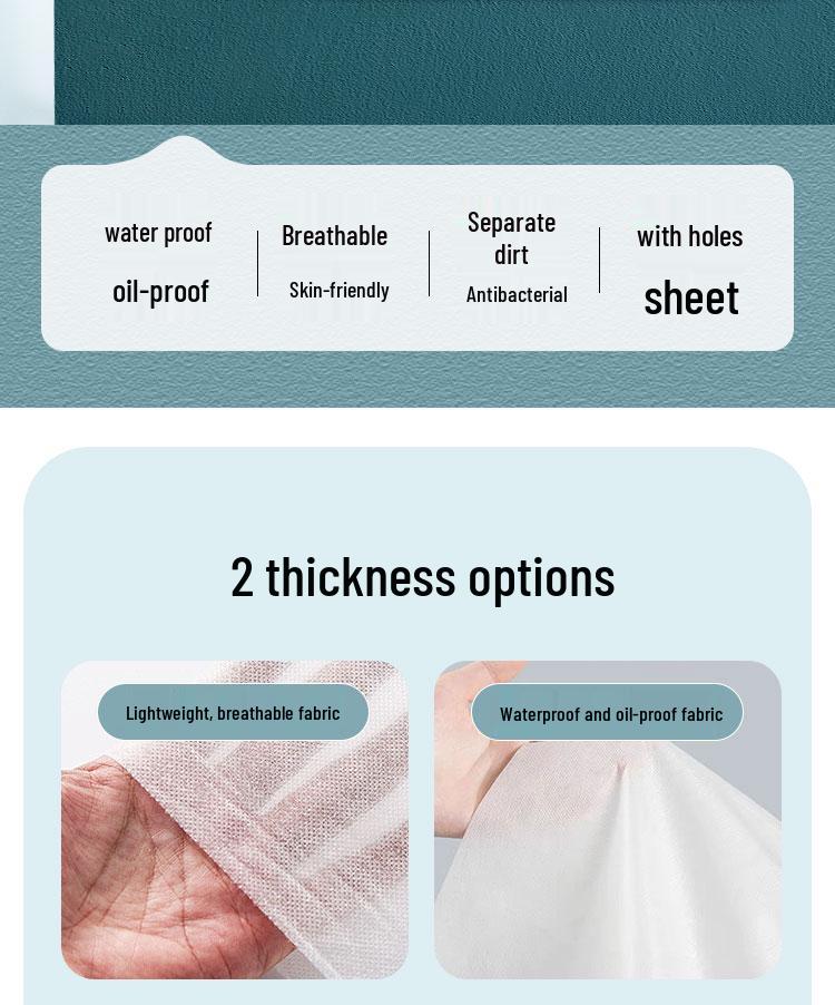 Thickened Waterproof & Oil-Proof Disposable Massage Bed Sheets