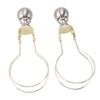 2pcs Lamp Bulb Clip Adapter Modern Stylish Metal Lampshade Holder Adapter Clip On Lampshade Adapter for Living Room Bedroom