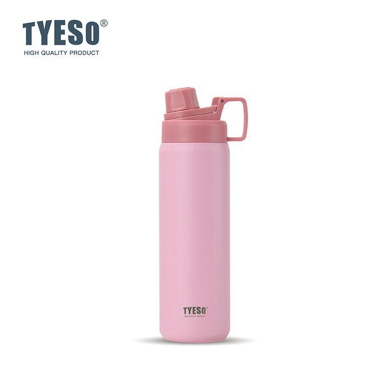 Tyeso New Stainless Steel Portable Sports Bottle Large Capacity Thermos Cup Outdoor Portable Frosted Water Cup