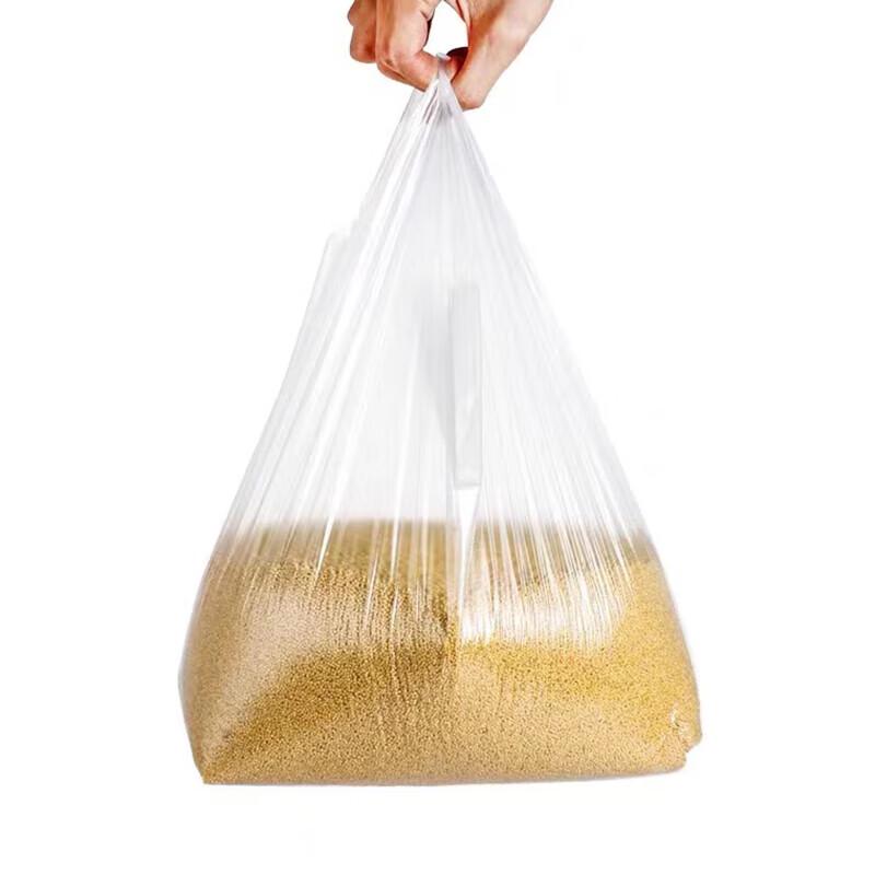 Disposable White Plastic Carry Bags