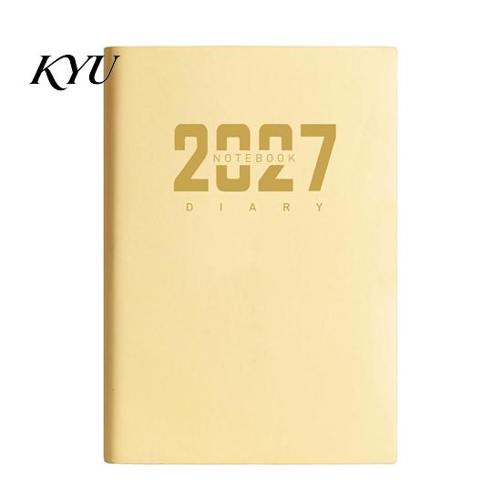 Academic Monthly Planner 2027 A5 Daily Planner, 365 Day Time Management Schedule Notebook for Work Study, Imitation Leather Hardcover Organizer,