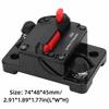 DC12‑42V Circuit Breaker 50A-300A Waterproof Design Auto Switch Fuse Holder Auto Reset Fuse Holder Car Applications