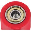2Pcs 8mm Chain Tensioner Guide Wheel, Drive Pulley Roller for Motorcycle | Pre-installed 608Z Bearings, No Assembly Needed. Rubber + Steel