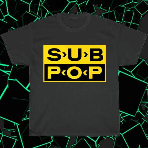 Sub Pop Records Logo American T-Shirt Funny Size S to 5XL S