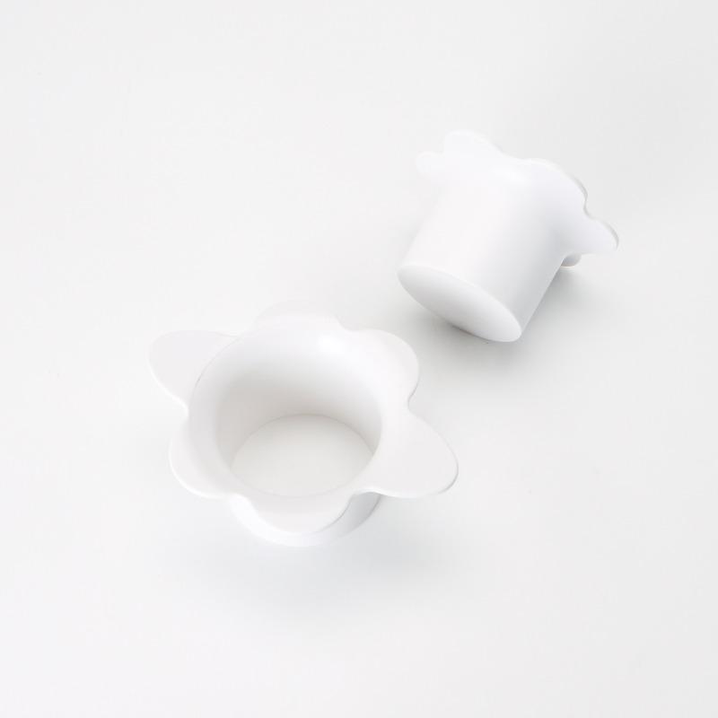 Double Slot Round Cookie Cutter Set with Tray – Convenient and Practical Kitchen Baking Tools for Home Use Creative and Useful