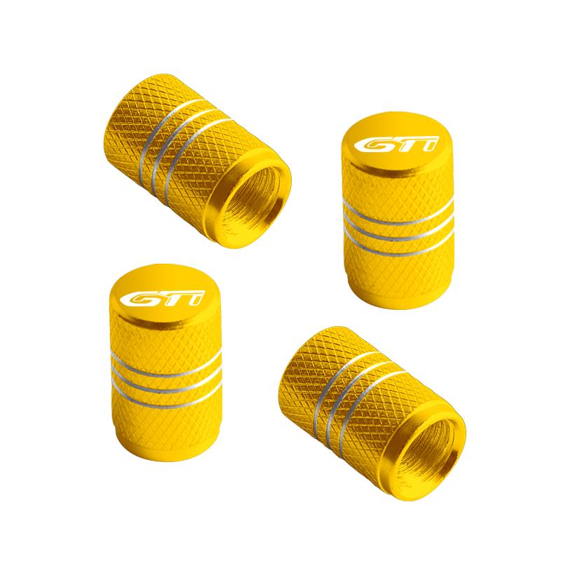 For VW VOLKSWAGEN 2026 New For Peugeot GTI Emblem 106 107 206 207 208 301 307 408 508 3008 Badge Car Wheel Tire Valve Caps Tyre