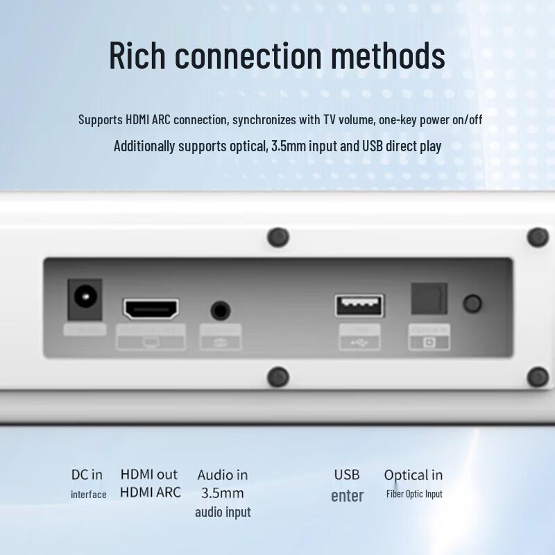 Philips TAB5009/93 2.0 Channel Bluetooth Soundbar CN plug (adapter included)