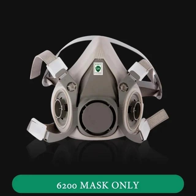 6200 Dust Gas Dual Industrial Mask Painting Powered Air Chemical For Electric Spraying Filters Work Safety Purifying