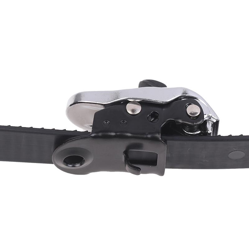 Adjustable Ski Strap Binding Attachment For Multiple Occasions With Ratchet Tongue Ladder To Secure Shoelaces For Roller Skating