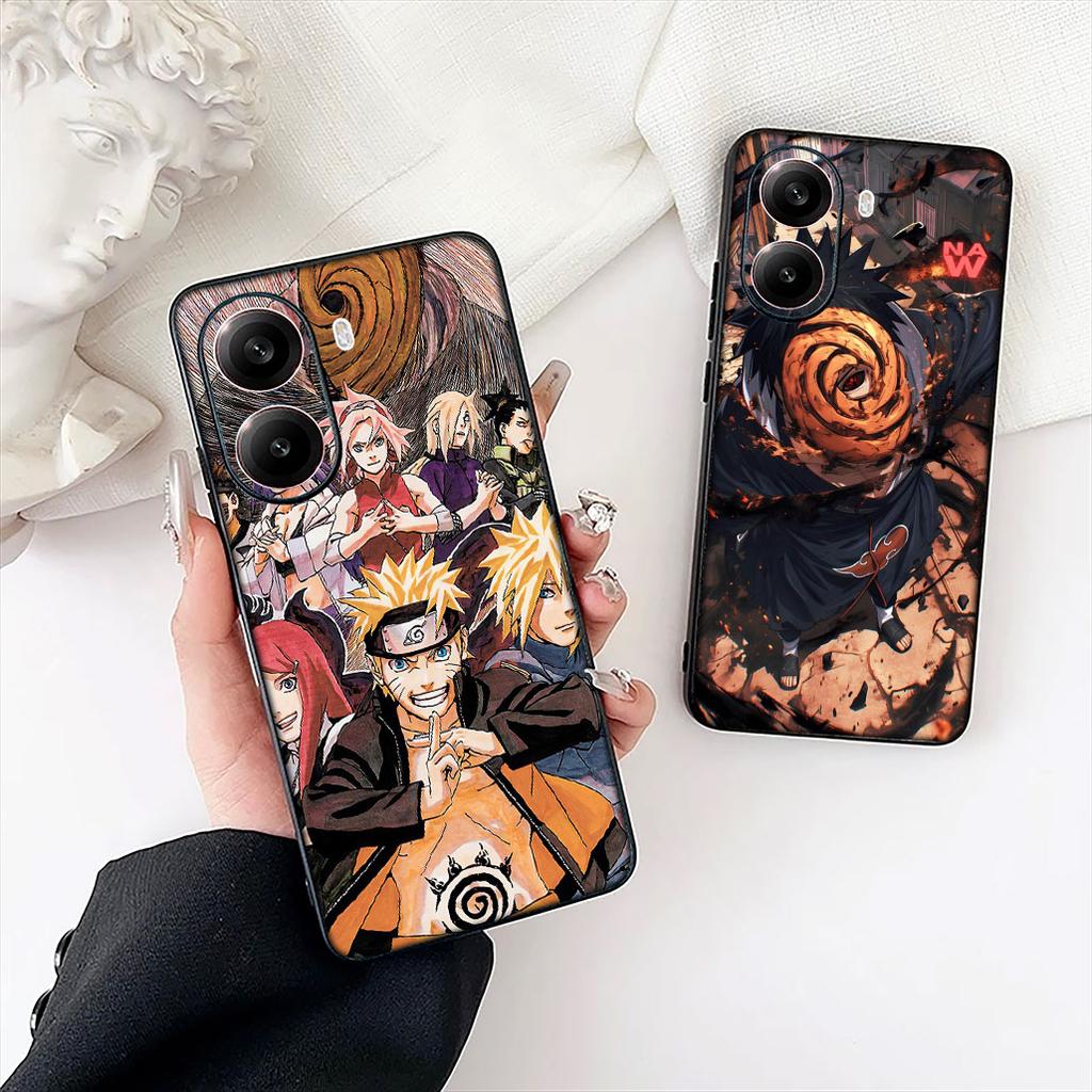 Tobi Narutos Uchiha Obito Sasuke Phone Cover for Motorola Moto G86 G14 G35 G34 G45 G55 G67 G75 G85 G24 G15 G54 G57 Power Case