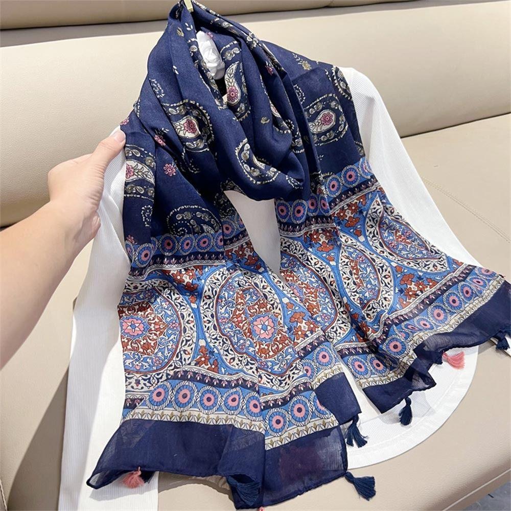 Cashew Print Long Soft Shawls National Style Travel Scarves Fashion Bohemian Shawl  Winter Warm
