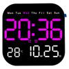 Adjustable Brightness LED Wall Clock Wall Clock Countdown Date