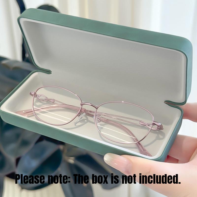 

Metal Oval Blue Light Blocking Presbyopia Glasses Stylish Small-Frame Minimalist and Versatile Women Reader Eyewear 0 To +4.0 +4 рожевий