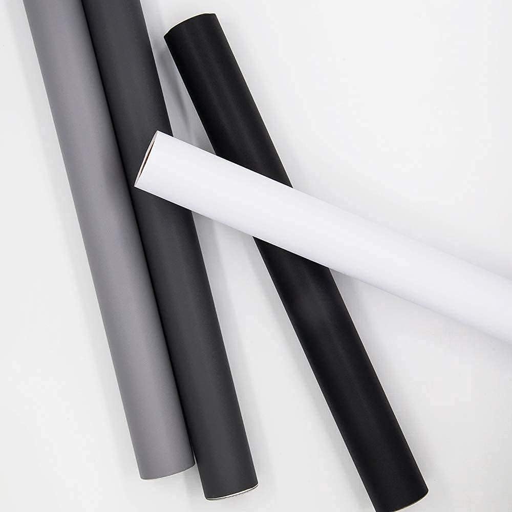 

Matte PVC Waterproof DIY Self Adhesive Vinyl Wallpaper Kitchen Cabinet Desktop Contact Paper Wall Sticker Home Decor Wall in Rol 40cmx100cm