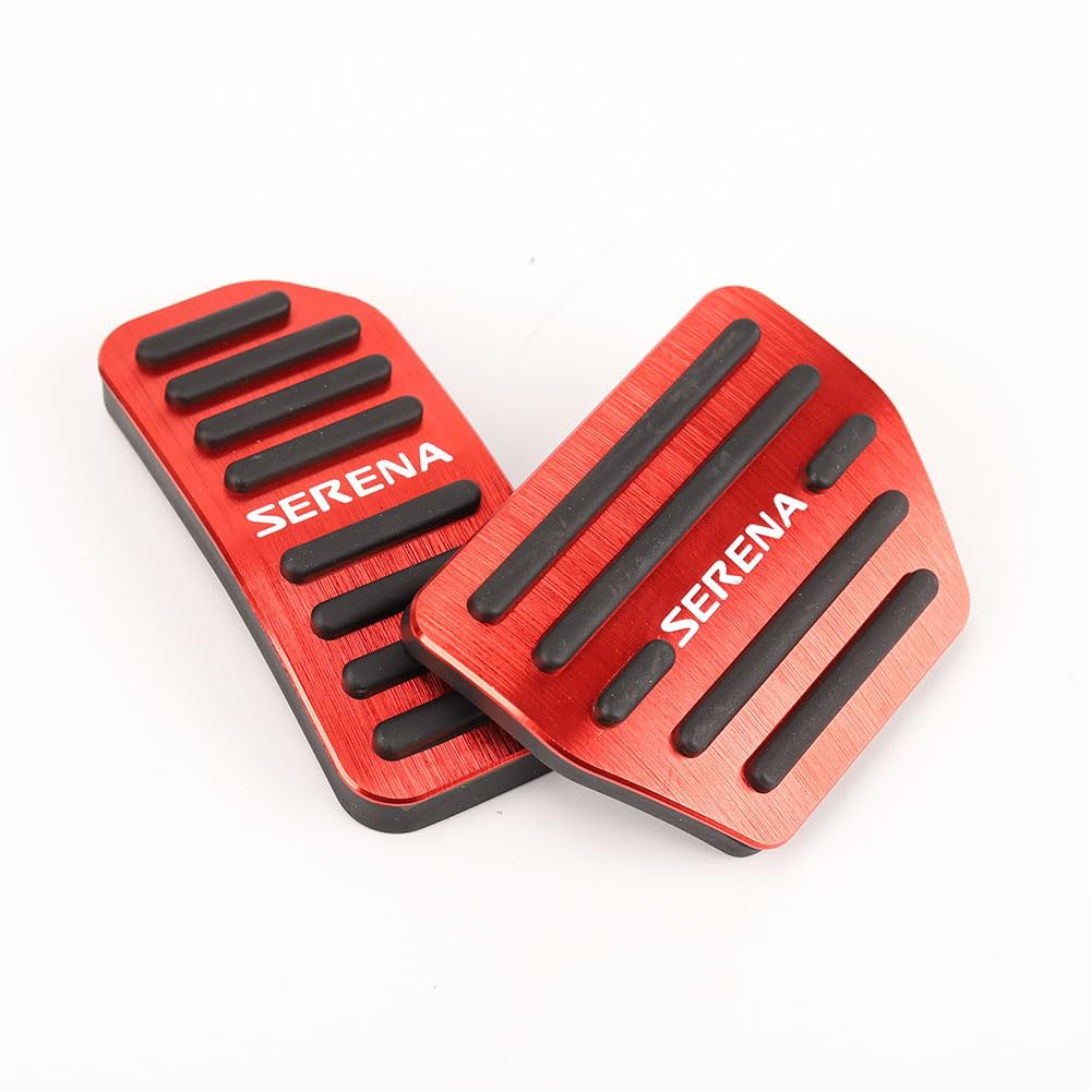 

LEXLEYS Улучшенная модель Nissan Serena Серии C25 Серии C26 Алюминиевая накладка на педаль газа и тормоза красный