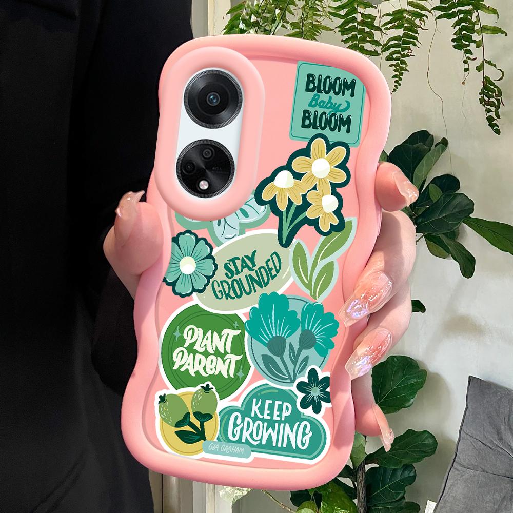 

Окрашенный узор Big Wave Edge Мягкий силиконовый материал Macaron чехол для телефона противоударный защитный резиновый чехол для OPPO Reno Realme OPPO Reno2 F