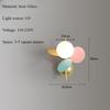 Modern Light Luxury Flower Shape Wall Lamp Nordic Room Decor Atmosphere Bedside Bedroom Board Wall Lights LED Glass Lamp
