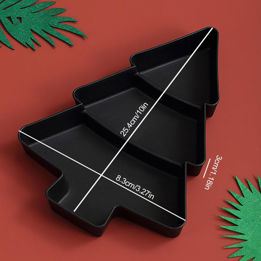 Christmas Tree Fruit Plate Marry Christmas Candy Snack Dish Party Decorations For Home Xmas Gifts Happy New Year