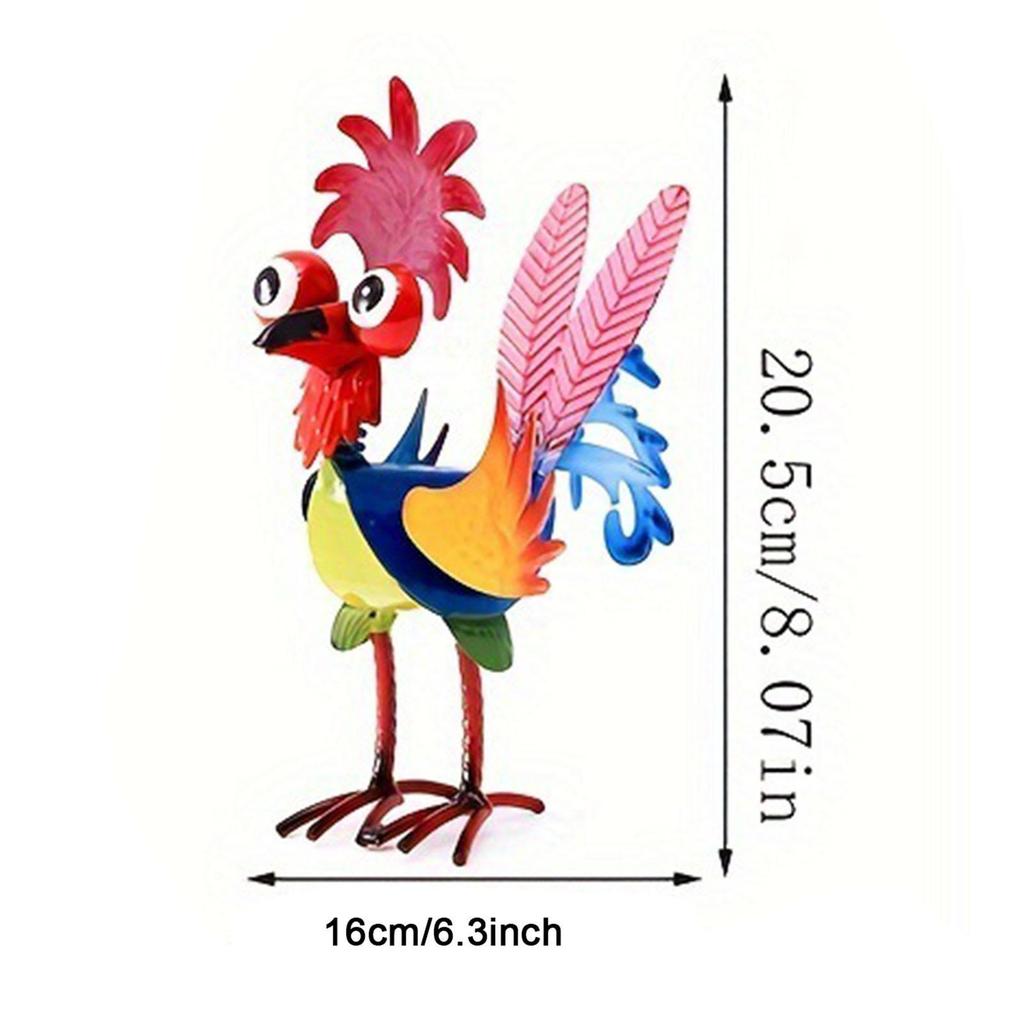 Chicken Figurine Chicken Decor Creative Garden Ornament for Patio Lawn Home