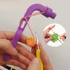 1 Set Crochet Holder Beginners Crochet Helper 3 In 1 Crochet Yarn Tension Regulator Yarn Guide Relive Hand Fatigue Pain