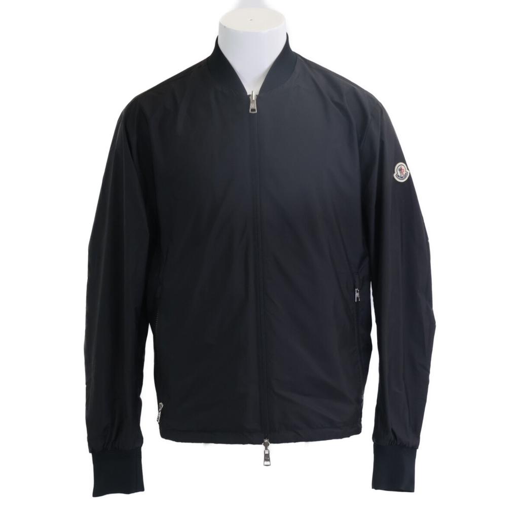 Moncler [2011] GOLLIAZ All-over Print Nylon Reversible Blouson/ Jacket 2 Black GreyUsed