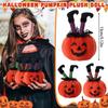 Witch's Foot Pumpkin Figurine Halloween Party Atmosphere Ornaments