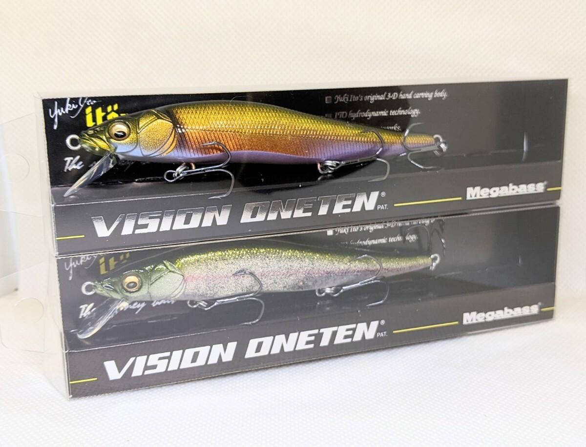 Megabass VISION ONETEN SP-C 2pc Set Hide Trout & Hide Oikawa Jerkbait Lure 110mm Japan