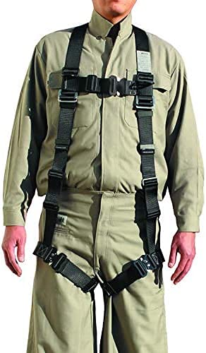 Tsubaki Model Full Body Harness Y-Type Safety Belt + Y-Type Harness Back Cushion Pad [Set Sale] Chest and Thigh One-Touch Buckles, New Standard Compli