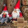 4 Pcs Mini Haystack Garden Decore Fake Ornament Artificial Lining Decorate Living Toom Wood Bales Home Country Room