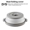 Microwave Splatter Cover BPA-Free Dishwasher-Safe Vented Heated Folding Lid Food Plate Guard with Hook Hole for Microwave Oven And Dishwasher