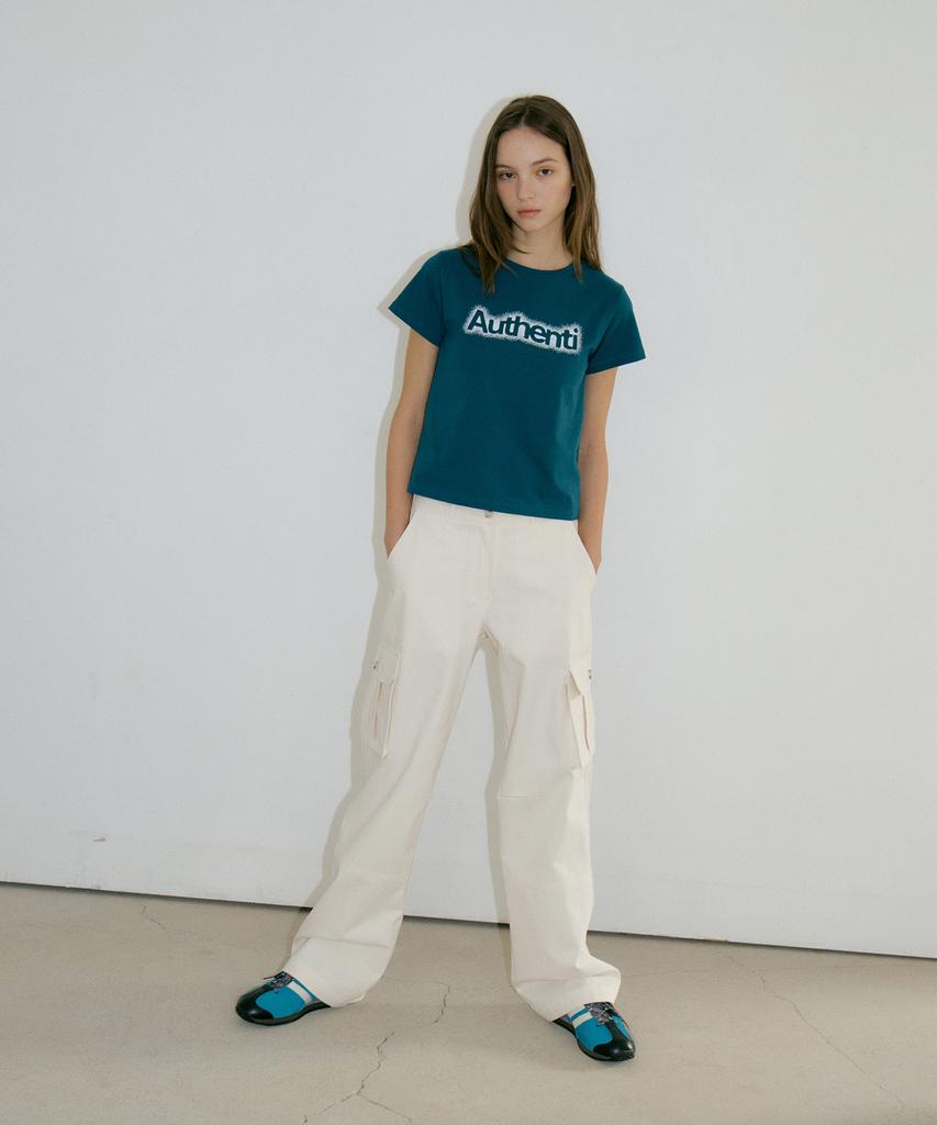 AUTHENTI Low-Rise Cargo Pants_Ivory