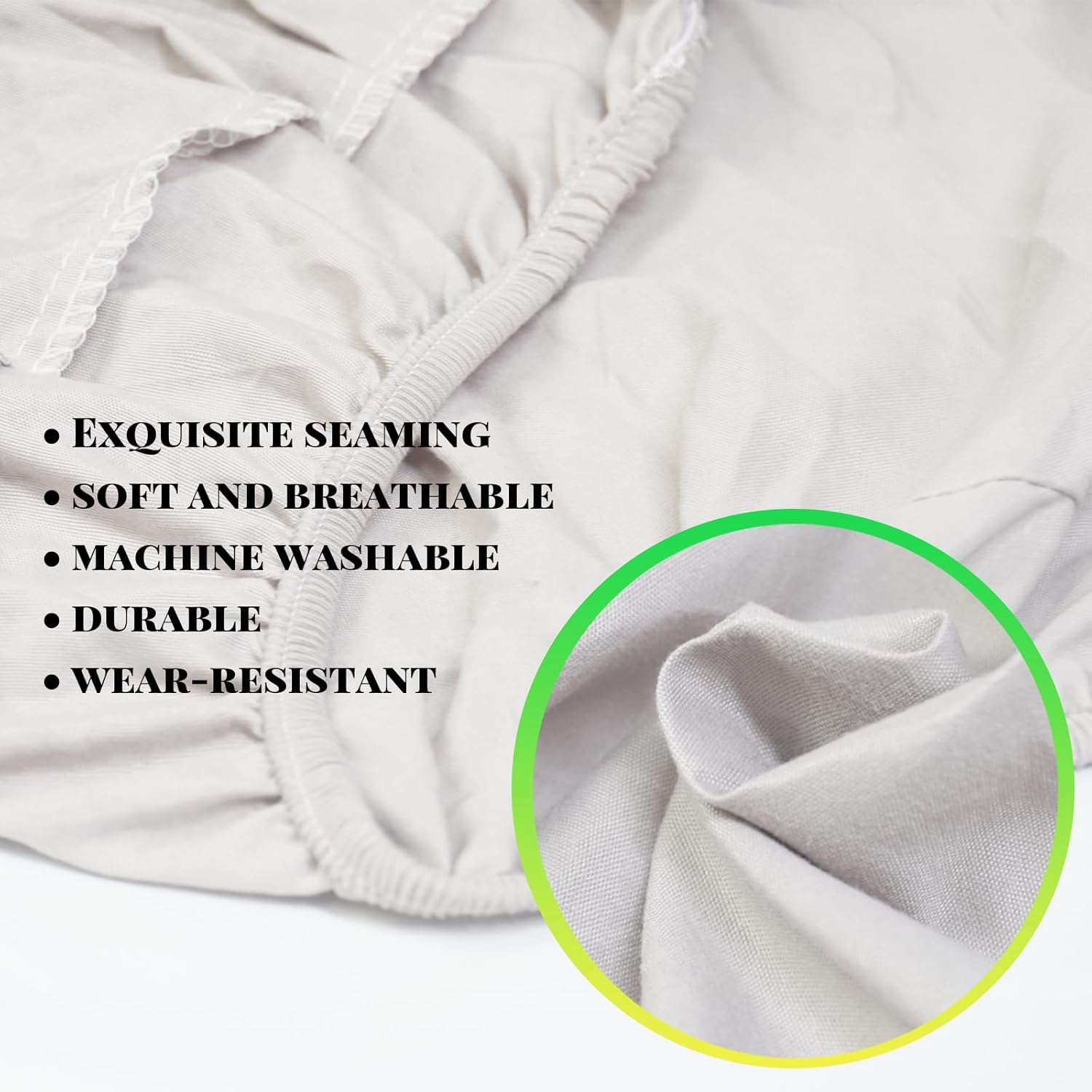 Dorm Room Bed Skirt, 32/36 Drop Long Dorm Room Bed Skirt College Dorm Bed Skirt, Ruffled Dorm Sized College Dorm Bed Skirt, Breathable&Skin-Friendly