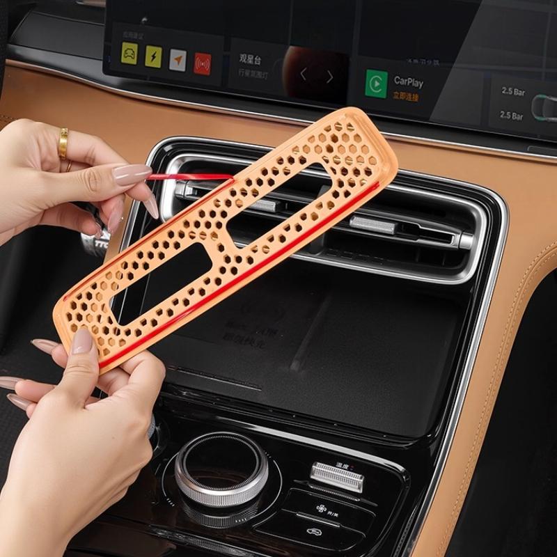 For Geely Galaxy A7 Central Control Trend Protective Cover Air Conditioner Blocking Protective Cover, Car Decoration Accessories