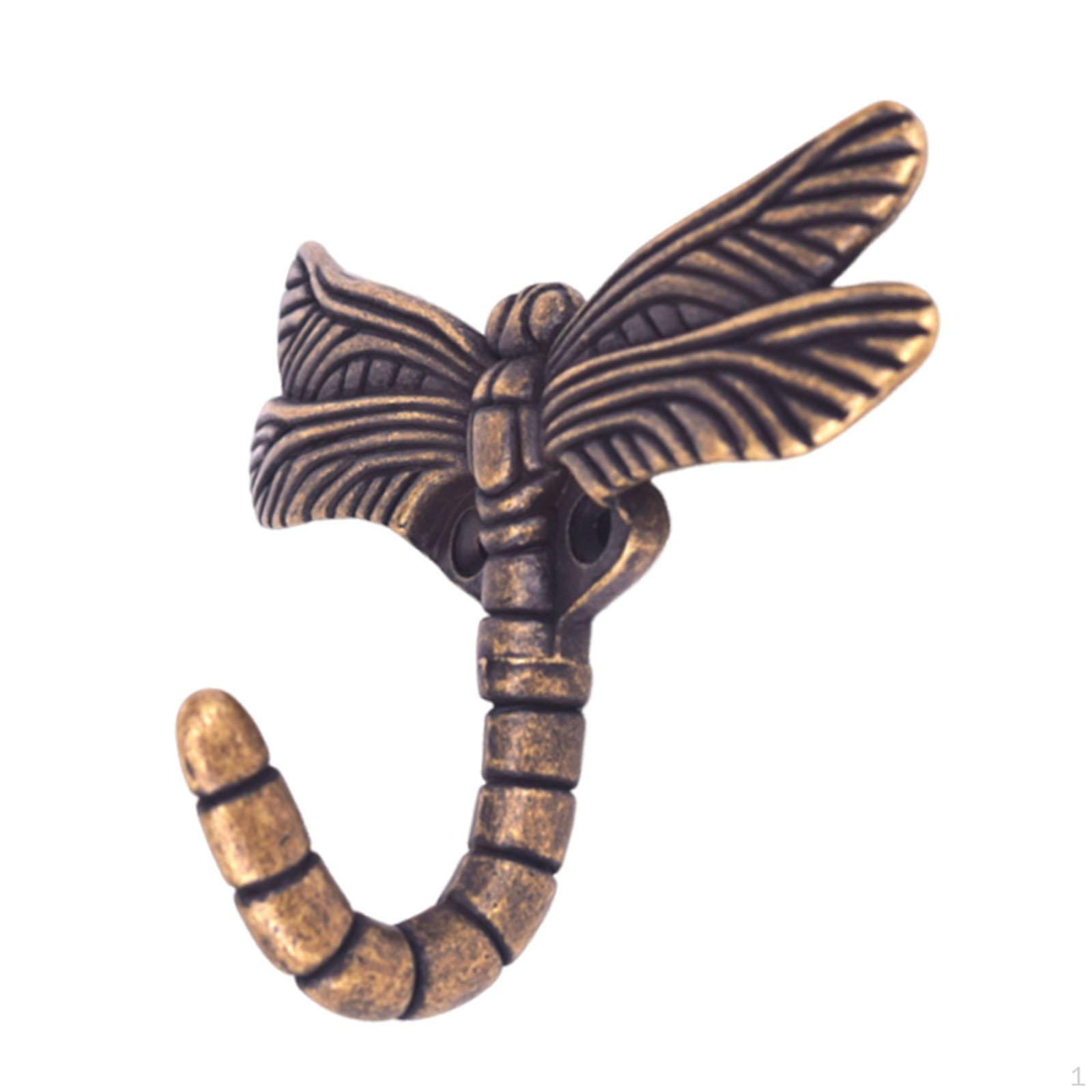 

Стрекоза Крючок Пальто Латунь Декоративная Домашняя Организация Винтажная Фурнитура Утилита для Ключей медный