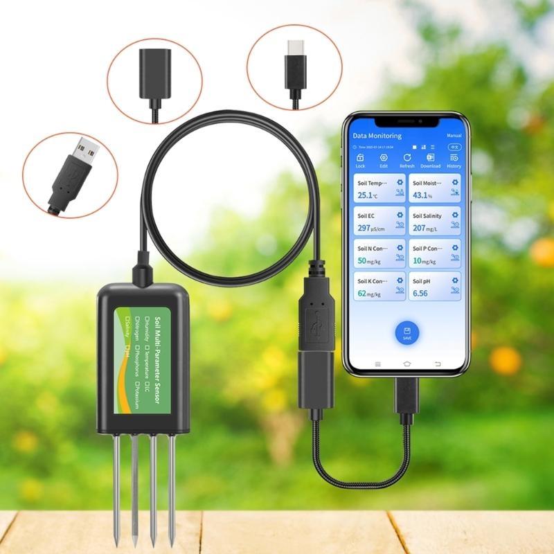 652F Landwirtschaftlicher Bodentester Mit 316L Edelstahlsonde Epoxid-Vakuumversiegelter Körper