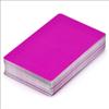 50-Piece Set of 0.45mm Thick Multi-Color Aluminum Business Card Sheets for Laser Engraving