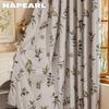 1PC NAPEARL 100% Blackout Curtains  American Countryside Style Plant Printed Curtains for Bedroom Living Room Balcony Window for Home Decor