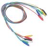 6 Piezas de Sondas de Prueba Magnéticas de Silicona Suave y Flexible Cables de Prueba Jumper 30V AC 5A para Control de Termostatos