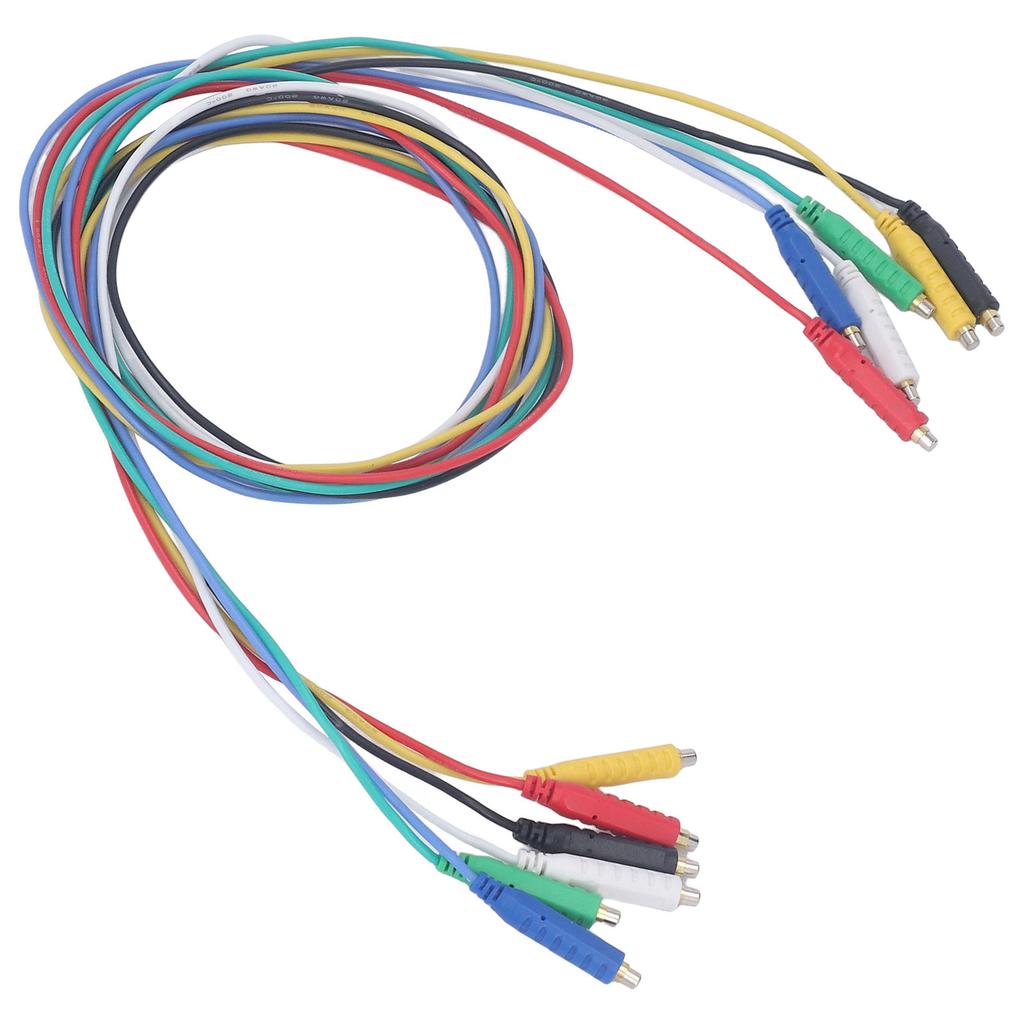 6PCS Magnetic Test S Silicone Soft Flexible Jumper Test Wires 30V AC 5A for Thermostats Control