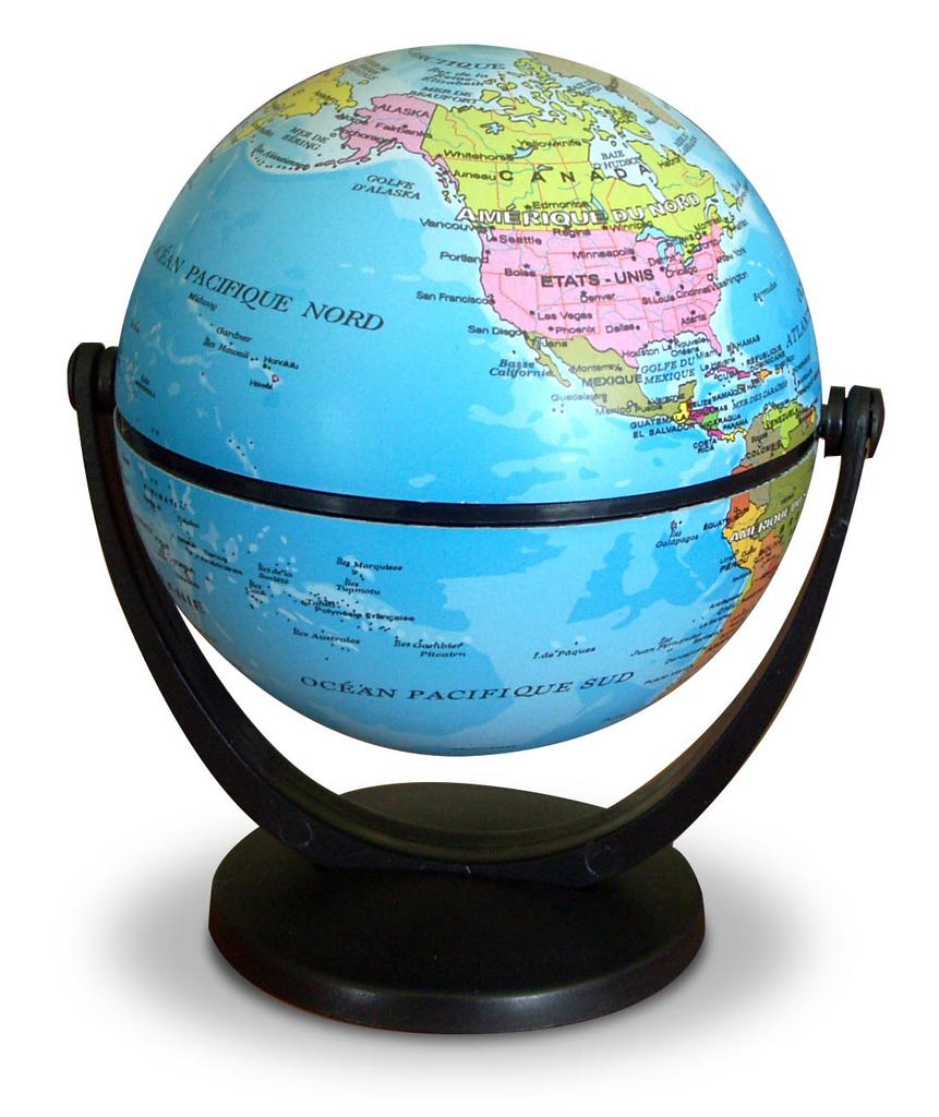 Geography Teaching World Map Globe 10cm Plastic & Metal Educational School Home Decor Desktop Globe