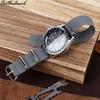 20mm 22mm Nylon Watch Strap Sport Wristbands Bracelet for Men Women Replacement Canvas Fabric Watch Band Accessories Brown Green