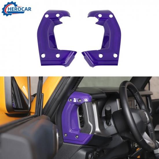 Center Console Dash Side Handle Cover Decor Trim For Ford Bronco +Purple