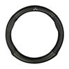 Genuine Leather & Carbon Fiber Steering Wheel Cover for Mitsubishi: Fits ASX, Pajero Sport, Galant, Outlander - Men’s Style.