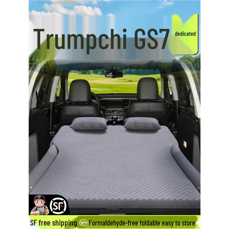 Inflatable Car Mattress for GAC Trumpchi GS7 - Trunk & Rear Seat Sleeping Pad.