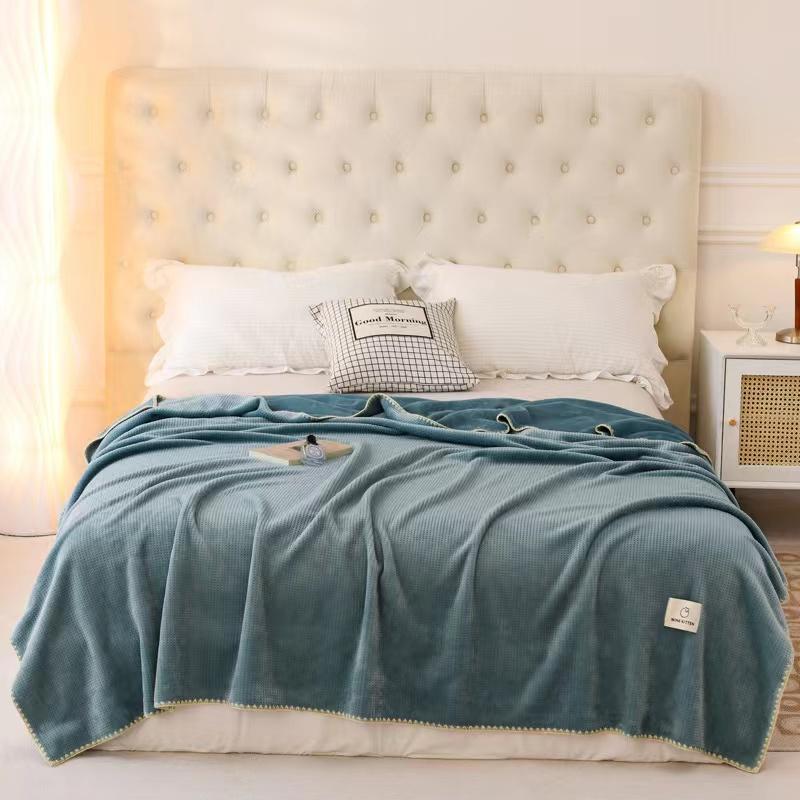 Gute Qualität, King-Size-Bett, superweich, für den Winter, warmes Flanell-Bettlaken, doppelseitig, dicke Korallen-Fleece-Decke, Nickerchen-Überwurf
